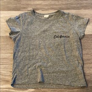 California Crop Top Tee